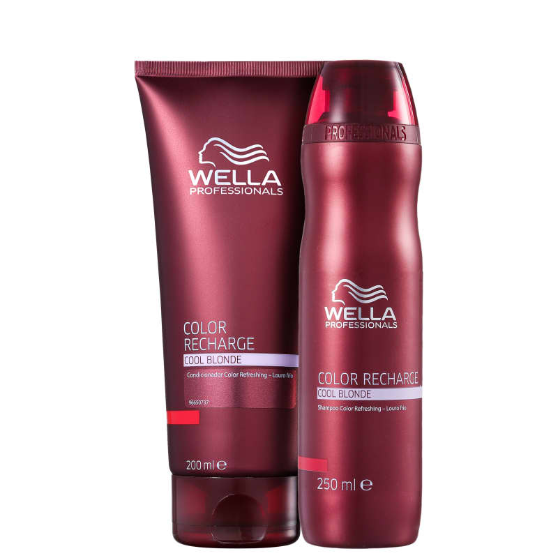 Kit Wella Professionals Color Recharge Cool Blonde Duo (2 Produtos)