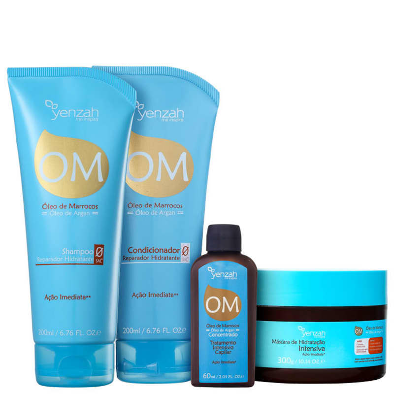 Kit Yenzah OM Óleo de Marrocos Argan Full (4 Produtos)