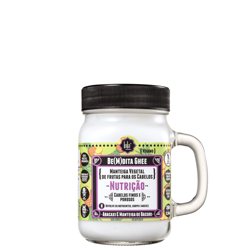 Lola Cosmetics Be(M)dita Ghee Nutrição - Máscara Capilar 350g