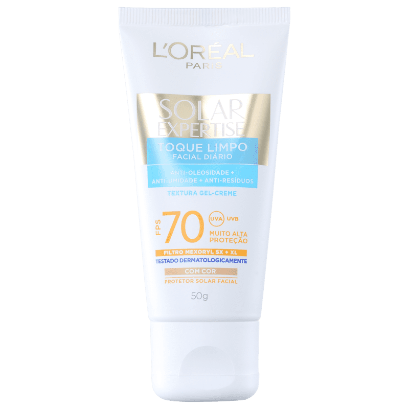 L'Oréal Paris Solar Expertise Toque Limpo FPS 70 - Protetor Solar com Cor 50g
