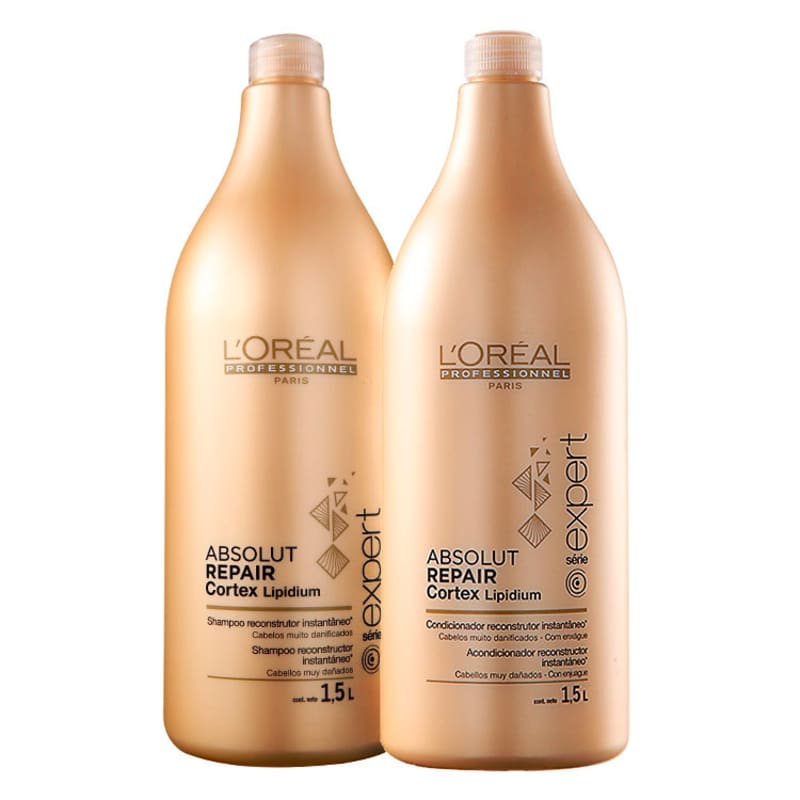 Kit L'Oréal Professionnel Expert Absolut Repair Cortex Lipidium Salon (2 Produtos)