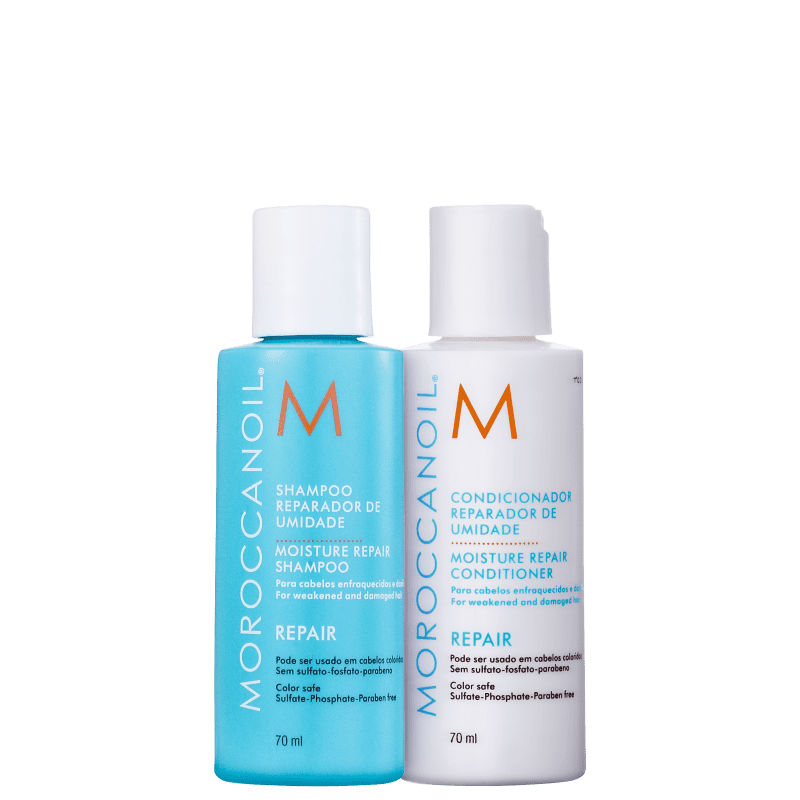 Kit Moroccanoil Repair Moisture Cabelo Danificado (2 Produtos)
