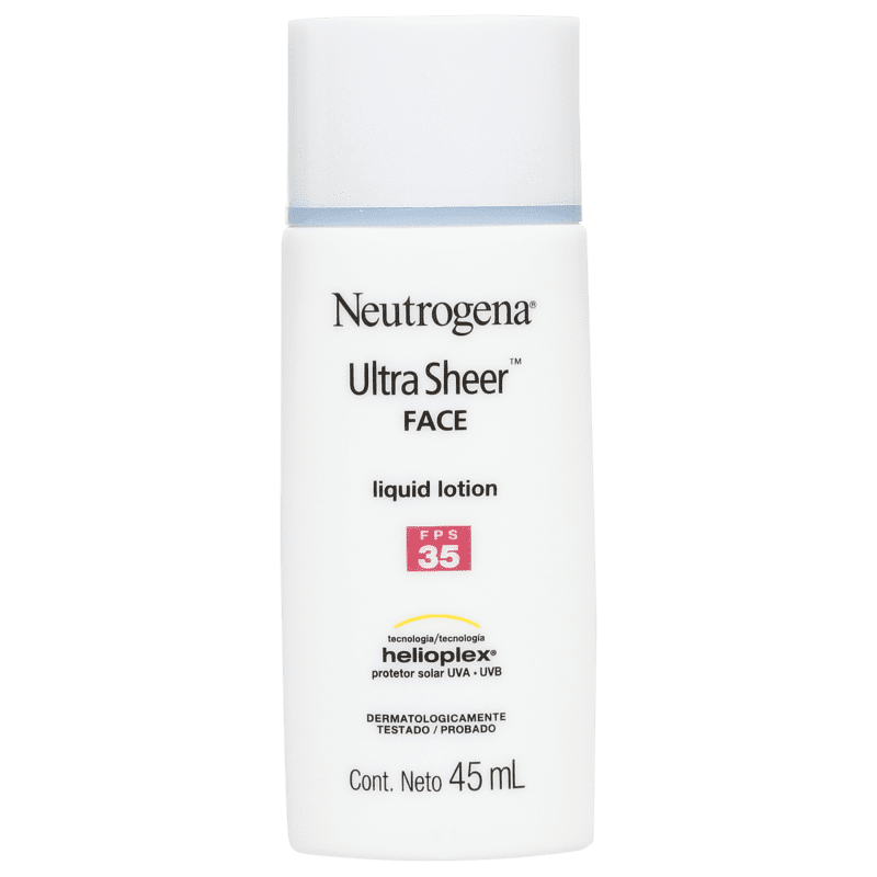 Neutrogena Ultra Sheer Liquid Lotion - Protetor Solar Facial FPS 35 45ml