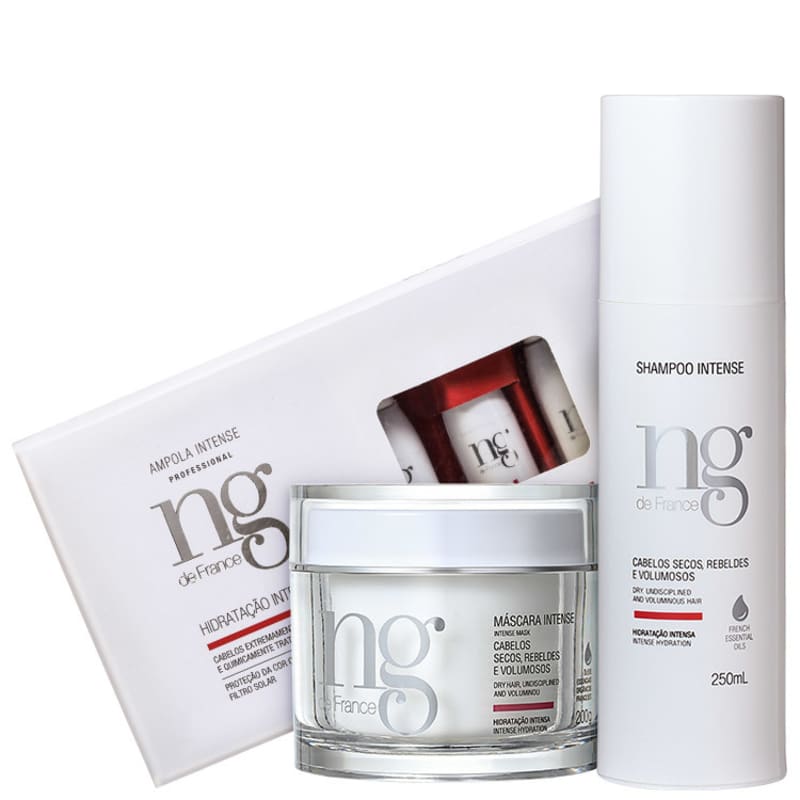 Kit NG de France Intense Hidratação Intensa Trio (3 Produtos)