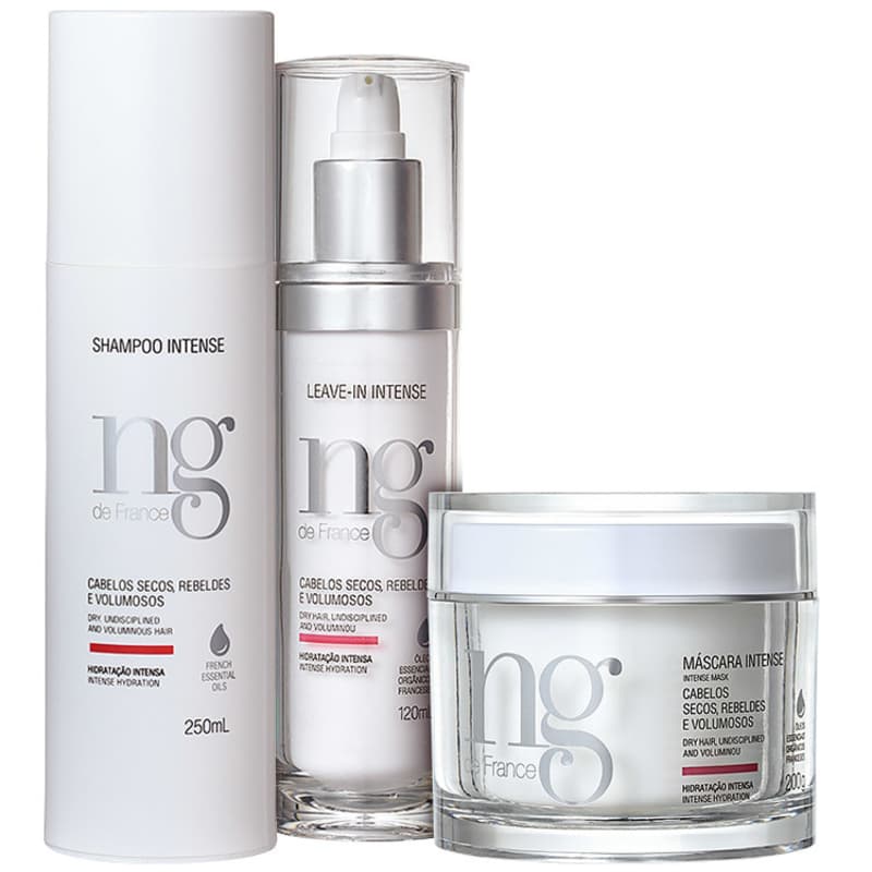 Kit NG de France Intense Hidratação Poderosa (3 Produtos)