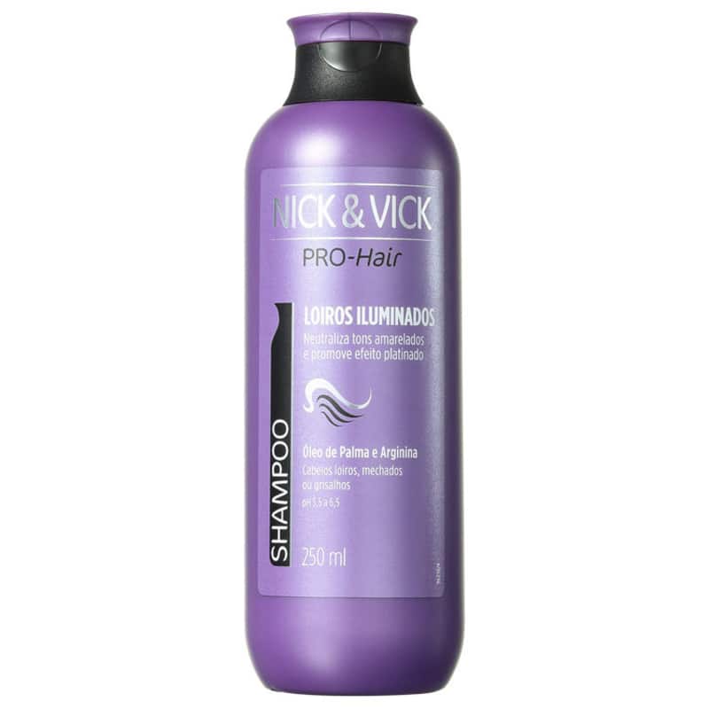 Nick & Vick PRO-Hair Revitalização Intensa Cabelo Loiro - Shampoo Desamarelador 250ml