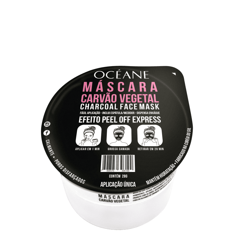 Charcoal - Máscara Facial