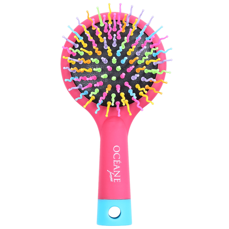 Océane Rainbow Brush Cereja - Mini Escova de Cabelo