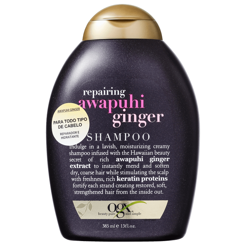 Organix Awapuhi Ginger - Shampoo sem Sulfato 385ml