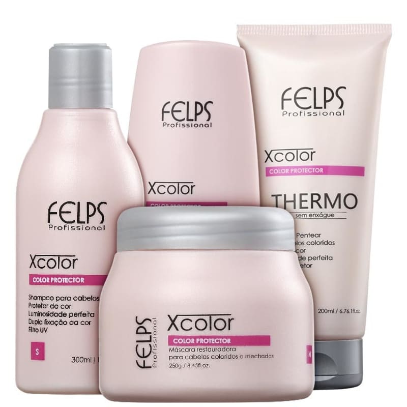 Kit Felps Profissional XColor Full (4 Produtos)
