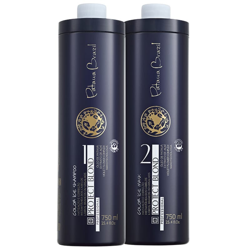 Kit Pataua Brazil Protect Blond Color Ice Profissional Duo (2 Produtos)
