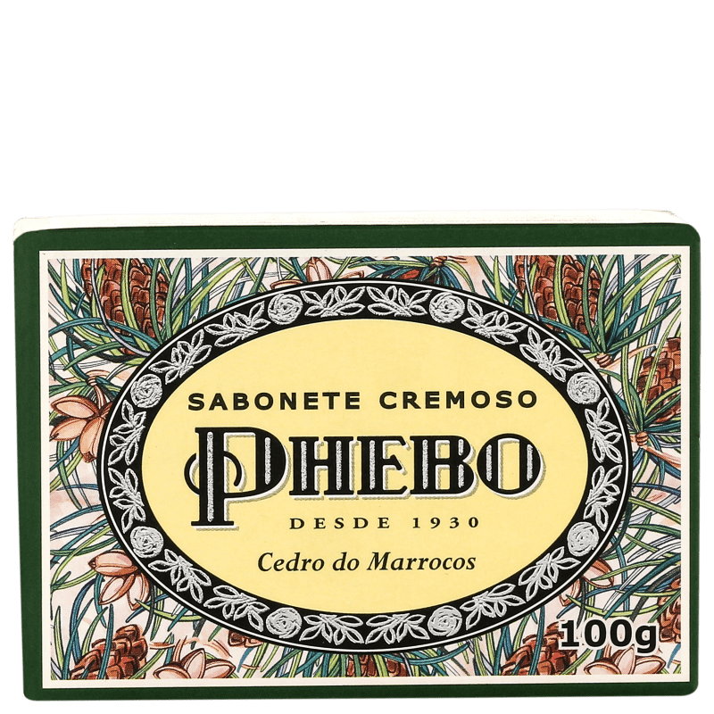 Phebo Mediterrâneo Cedro do Marrocos - Sabonete em Barra 100g