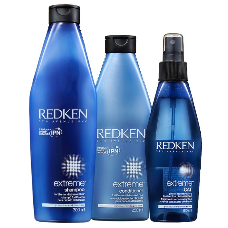 Kit Redken Extreme Cat Strengthening (3 Produtos)
