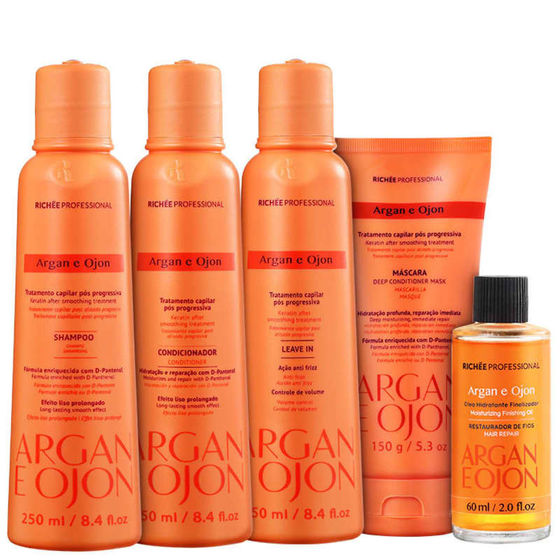 Kit Richée Professional Argan e Ojon Full (5 Produtos)