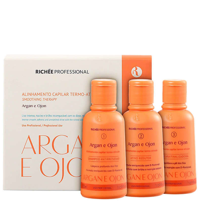 Kit Richée Professional Argan e Ojon Mini (3 Produtos)