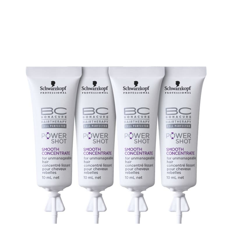 Schwarzkopf Professional BC Bonacure Power Shot Smooth Concentrate - Ampola de Tratamento 4x 10ml