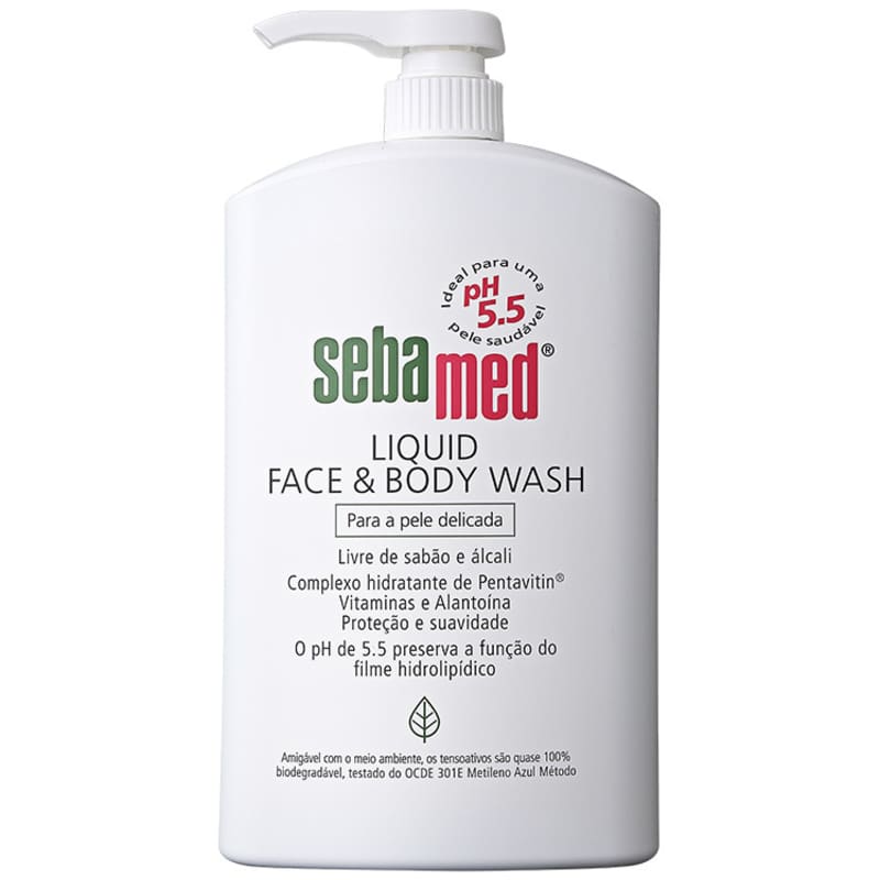 Sebamed Liquid Face & Body Wash - Sabonete Líquido Facial 1000ml