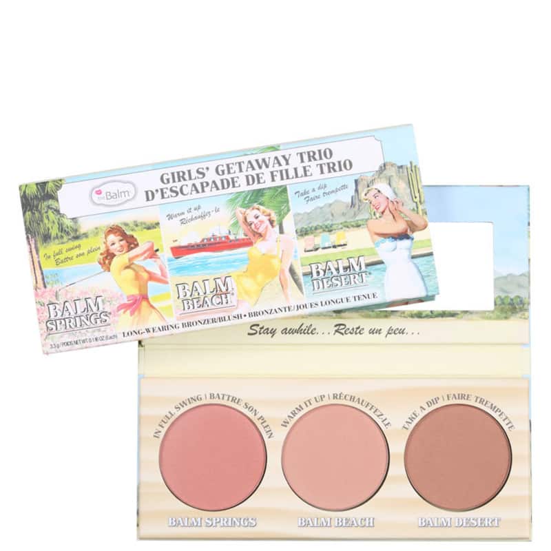 the Balm Girls Getaway Trio - Paleta de Maquiagem 3,3g