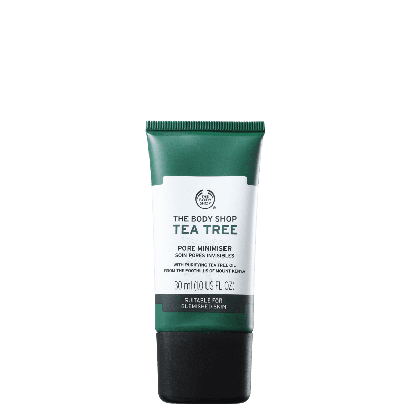 Resultado de imagem para The Body Shop Tea Tree Pore Minimizer - Primer 30ml