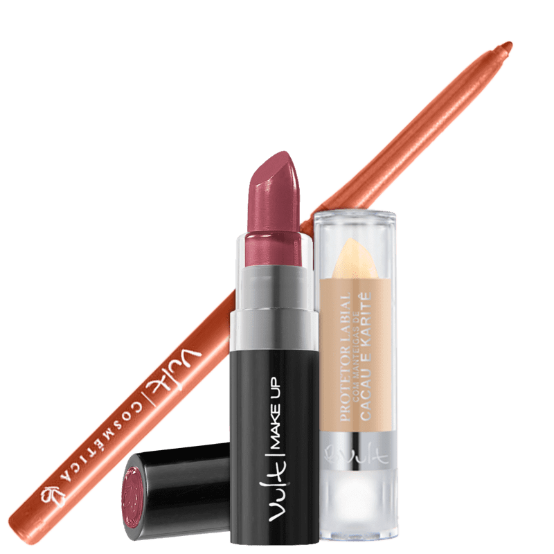 Kit Vult Cosmética Rosé Karité (3 Produtos)