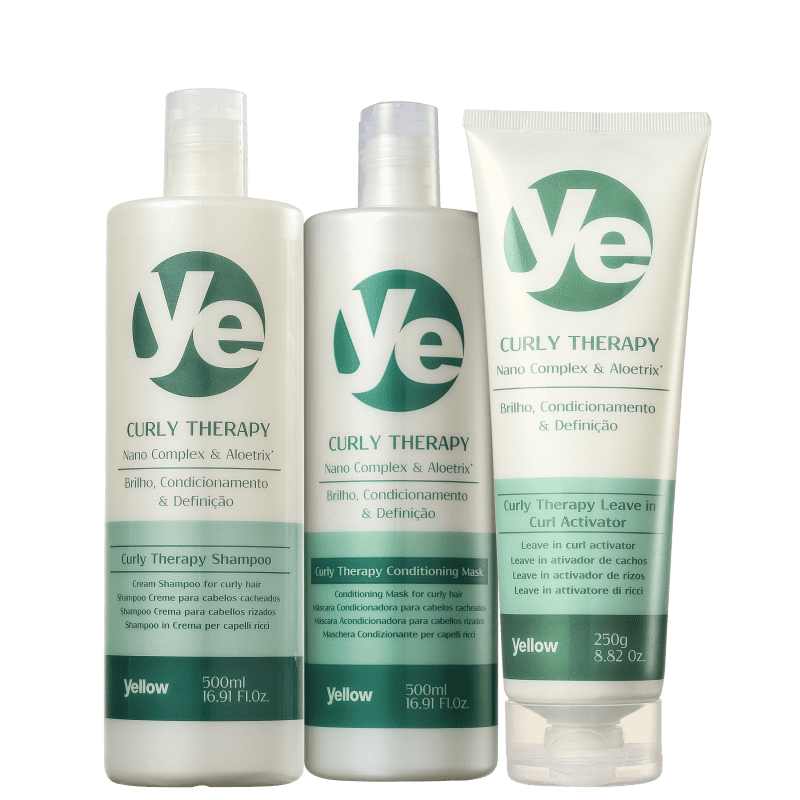 Kit Yellow Curly Therapy Activator (3 Produtos)