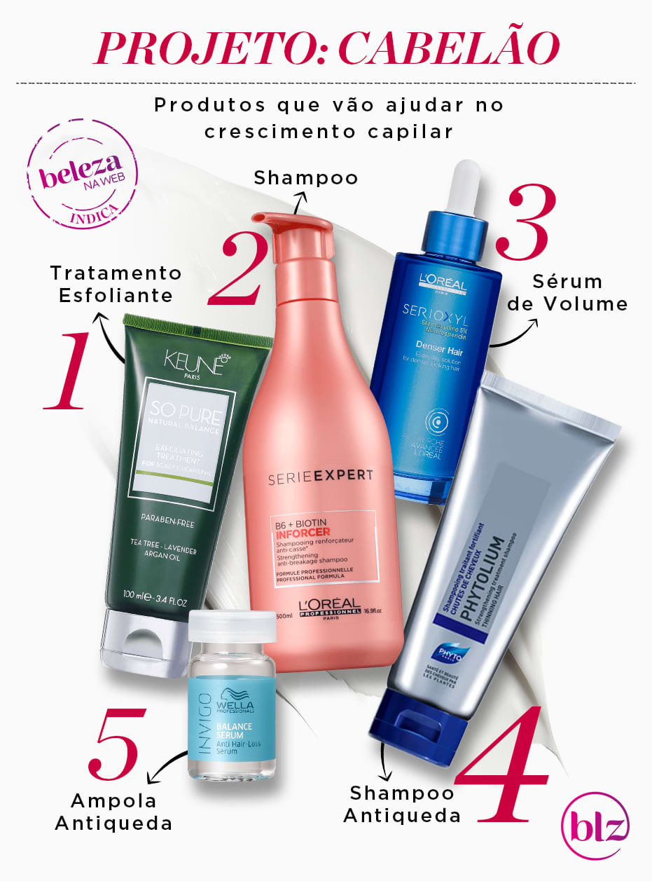 Shampoo para fazer o cabelo crescer mais rápido - Beleza na Web