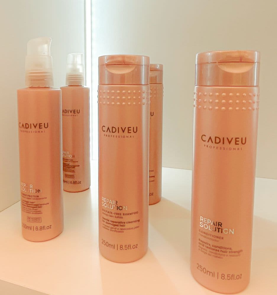 Tratamento para cabelos danificados com Cadiveu Professional Repair Solution
