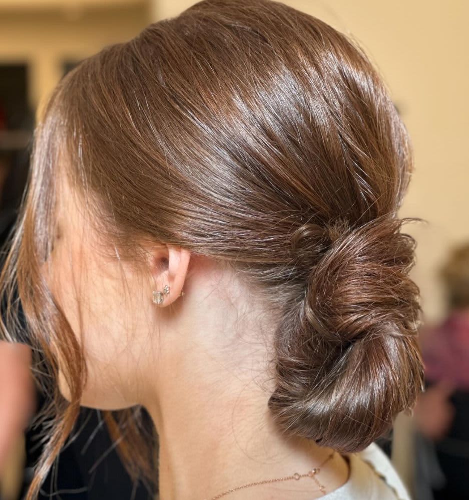 penteados para noivas - inspiração coque solto