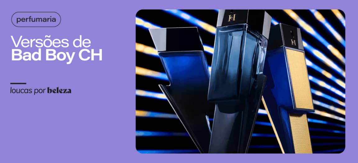 Perfumes Bad Boy Carolina Herrera: diferenças entre as versões