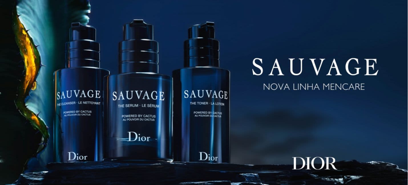 Rotina de skincare masculina com Dior Sauvage Mencare - Beleza na Web