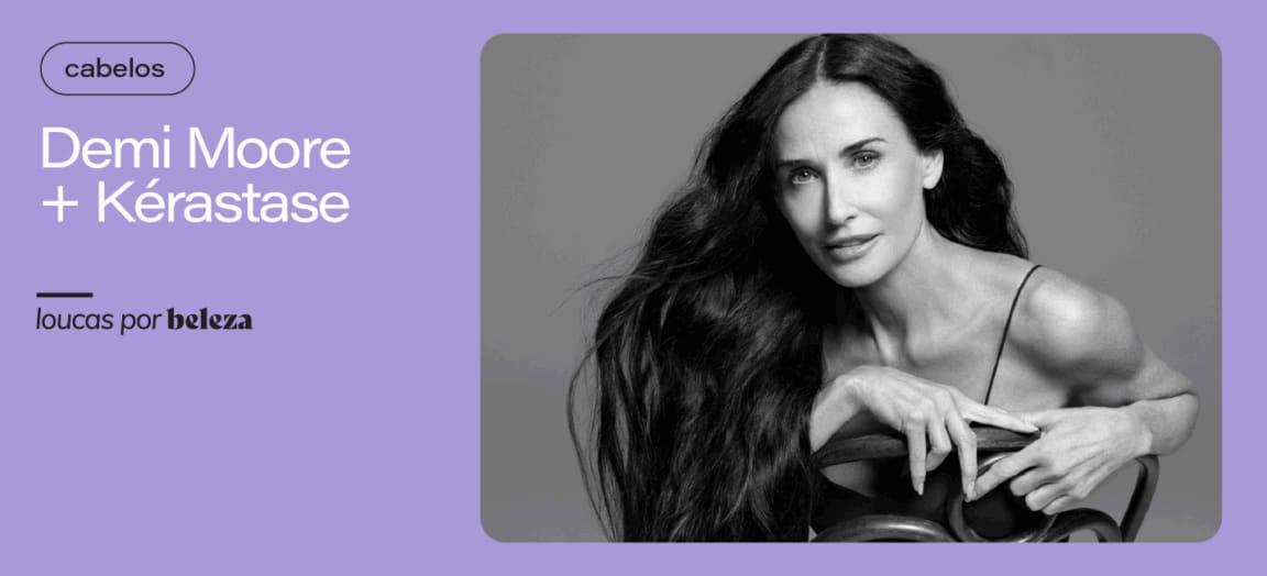 “Meu cabelo conta a minha história”: Demi Moore e Kérastase celebram beleza, tempo e autenticidade em nova parceria