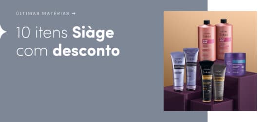 Itens de Siàge em promoção na Beauty Week Eudora