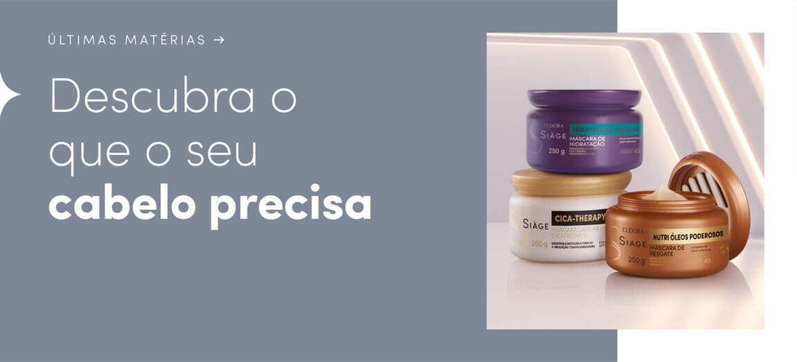 Como identificar quando o cabelo precisa de hidratação, nutrição ou reconstrução?