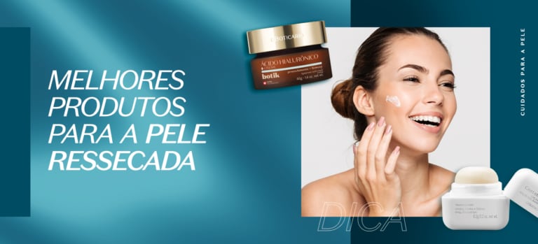 A pele ressecou? Veja alguns produtos para a pele seca