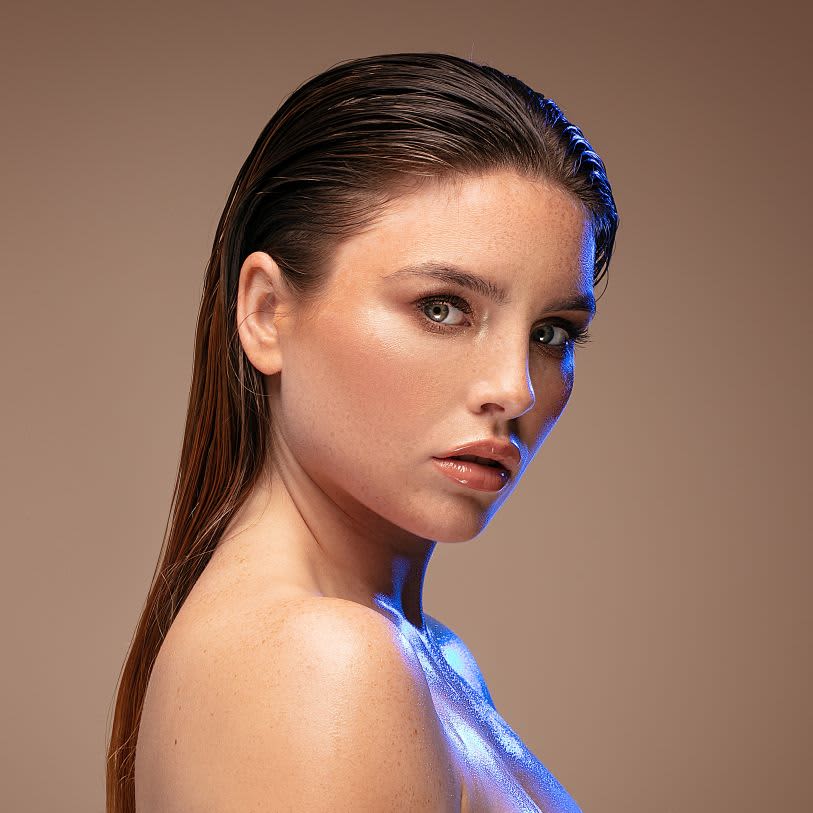 Penteado com cabelo molhado