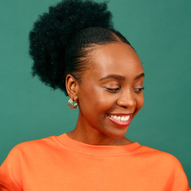 Penteado com rabo de cavalo