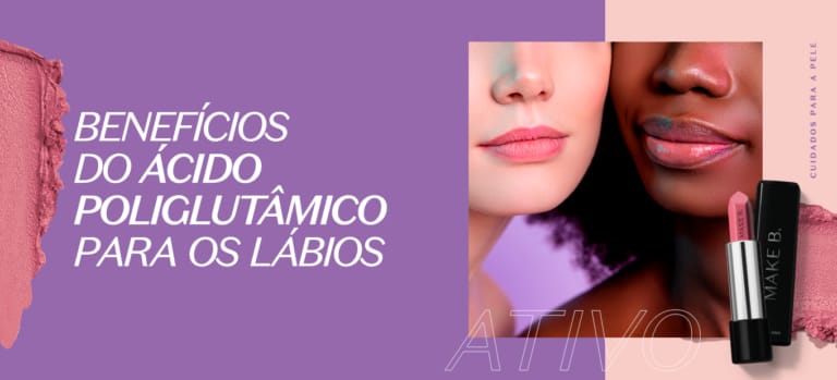 Foro com duas mulheres com zoom para os lábios. Ácido Poliglutâmico: saiba o que este ativo proporciona para os lábios