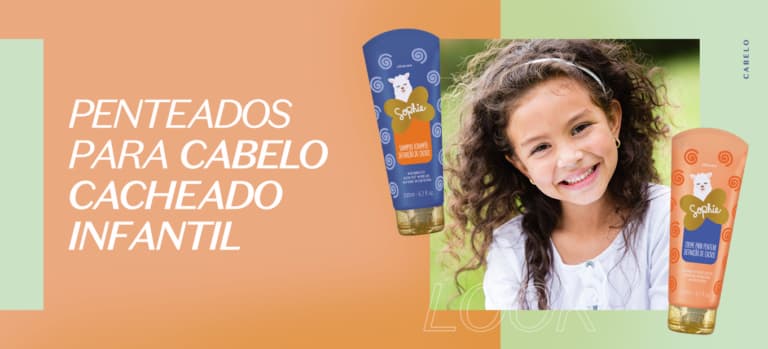 Inspirações de penteados para cabelo cacheado infantil