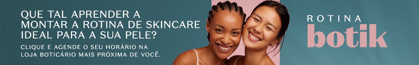 Agendamento consultoria skincare loja Boticário