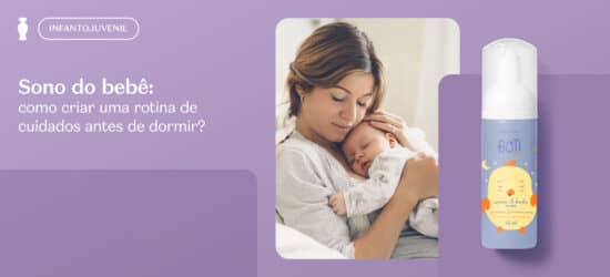 Sono do bebê: como criar uma rotina de cuidados antes de dormir?