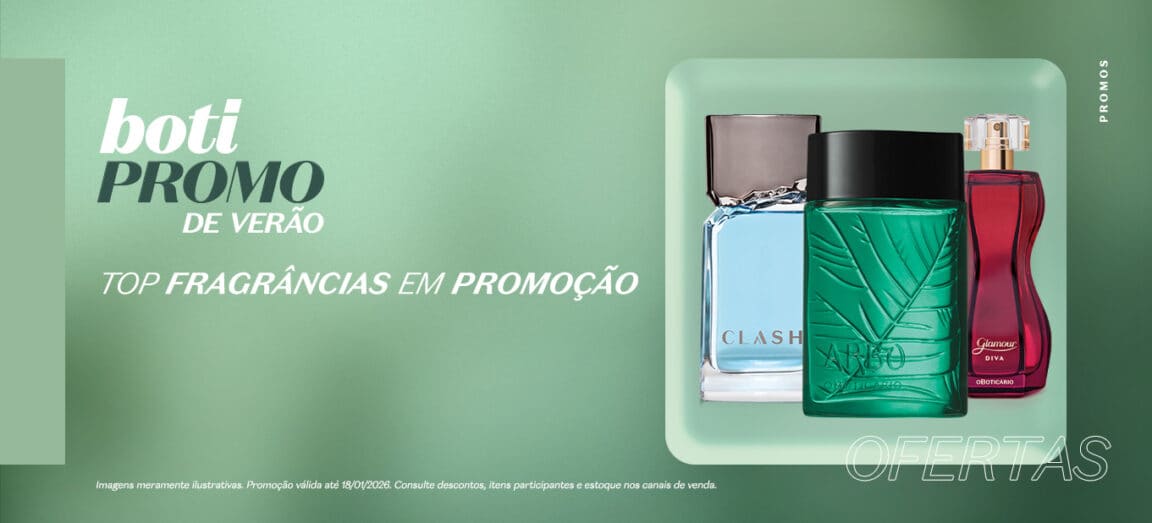 Boti Promo de Verão: top fragrâncias em promoção