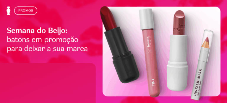 Semana do Beijo: batons em promoção para deixar a sua marca.