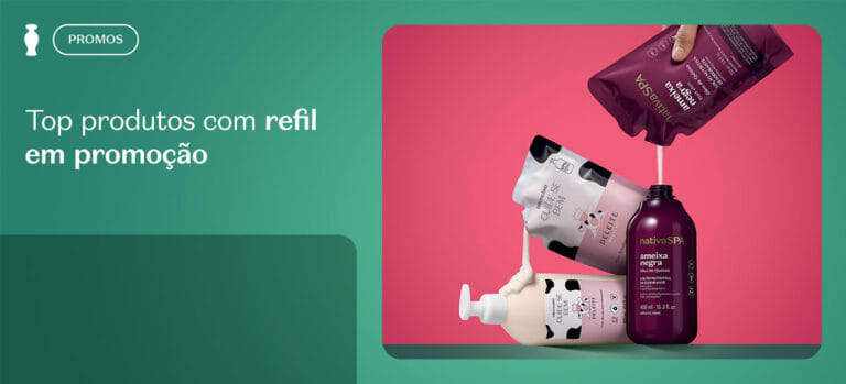 Top produtos com refil em promoção