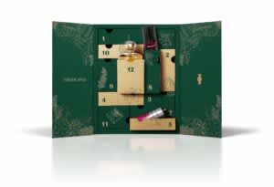 Calendário do Advento do Boticário 2025 em um fundo branco