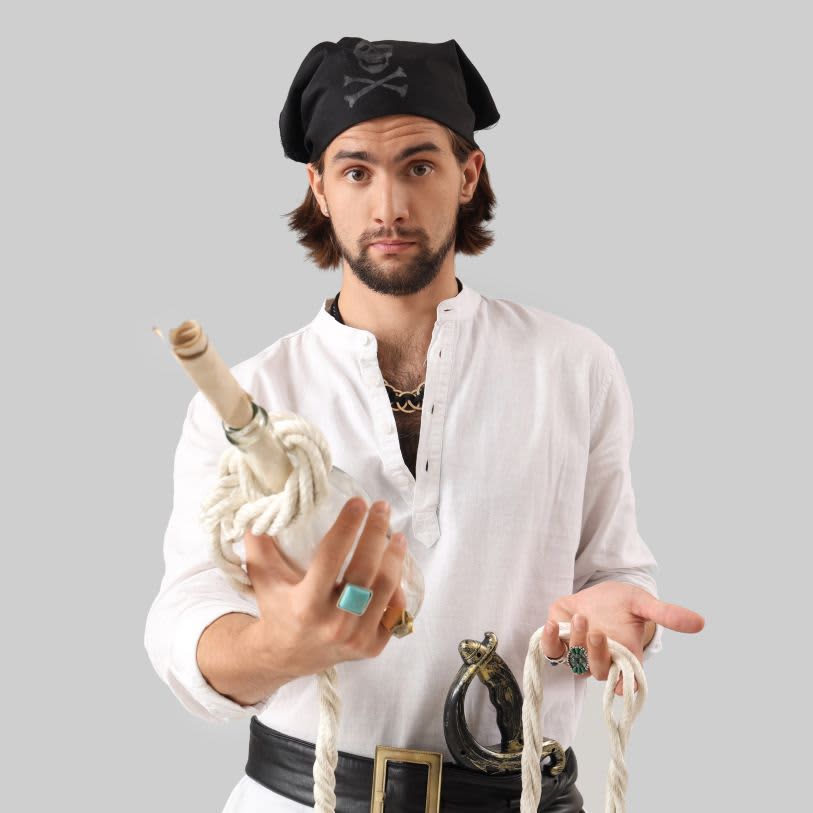 Fantasia de Pirata para o Carnaval