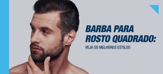 Barba para rosto quadrado