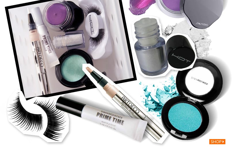 Maquiagem de duas cores