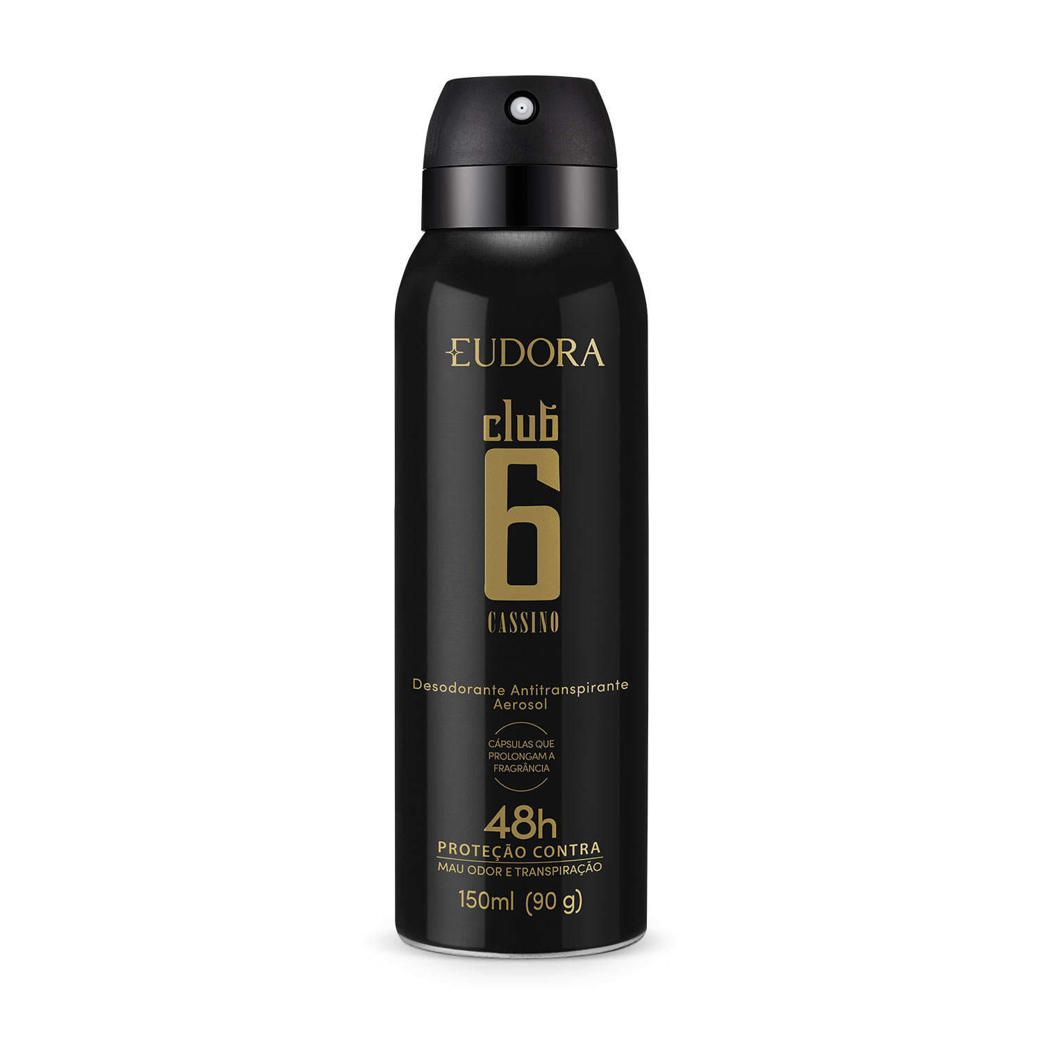 Desodorante Antitranspirante Aerosol Club 6 Cassino 150Ml/90G