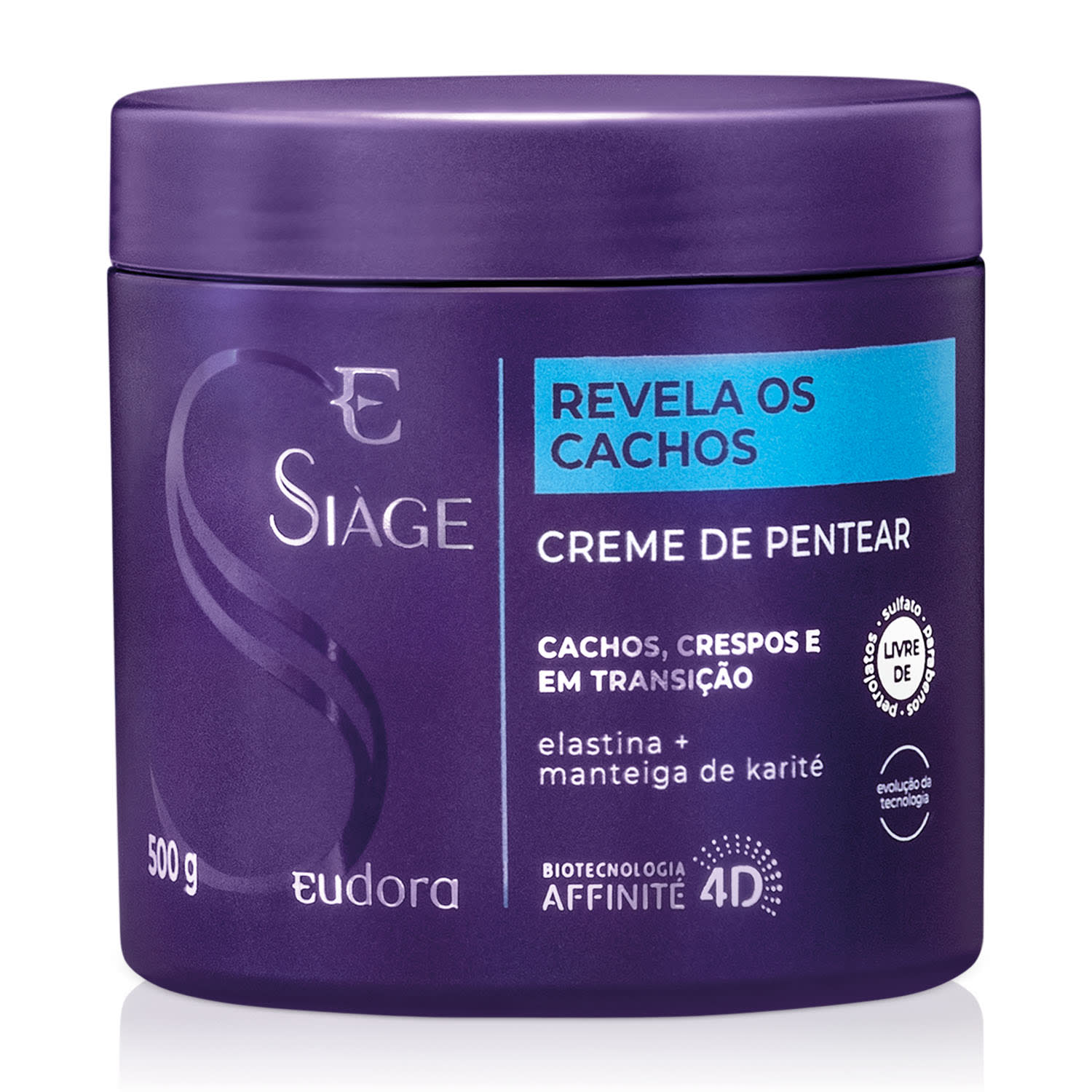 Creme Para Pentear Siàge Revela Os Cachos 500G