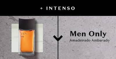 Men Only: amadeirado ambarado